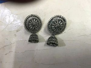 Silver Jhumka