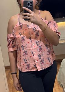 Floral Strap Top