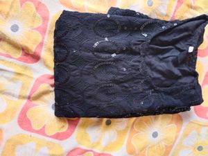 Black Seuence Kurta