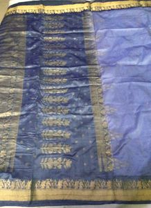 Blue Ethnic Banarasi Saree💙🌺✨