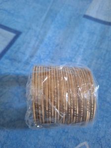 Shimmering Golden Bangles(2dozens)