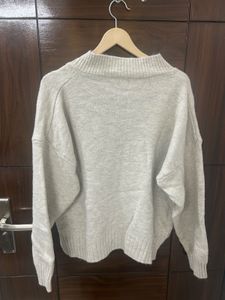 Cozy Knit V-Neck Sweater