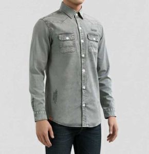 Vintage Wash Denim Shirt