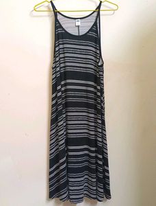 SALE - Striped Slip On Tank Dress