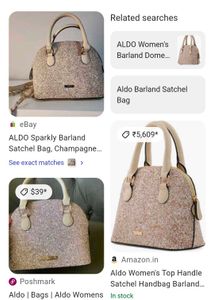 Sparkling Aldo Handbag