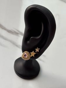 Anti-Tarnish Heart Stud Earrings