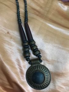 Long Black Pendant