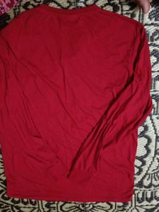 Red V-Neck T-Shirt
