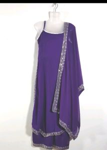 Purple Kurta Set