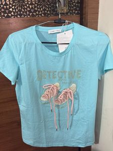 Cute Blue SHOE LAY T-Shirt🥾💫🎀