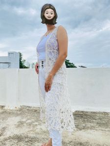White Net Shrug