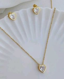 Petite Love Pendant & Earring Set
