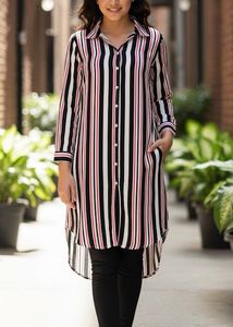 Striped Shirt Dress