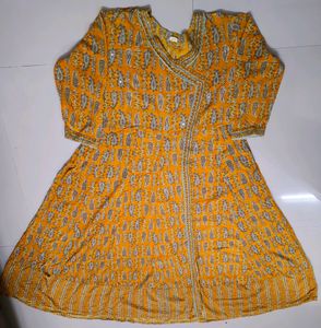 Yellow Anarkali Kurta