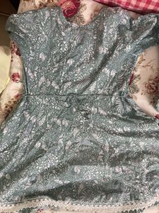 Elegant Floral Print Kurta