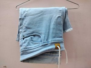 A High Rise Skinny Jeans