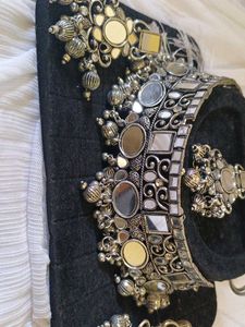 Silver Oxidized Jewelry Set