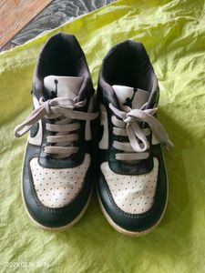 Black & White Sport Shoes