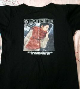 Black &#39;Stride&#39; T-Shirt