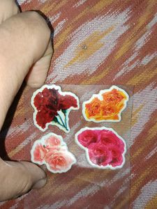 Floral Stickers New Set Of 9pieces