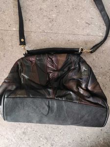 Vintage Leather Detail Bag