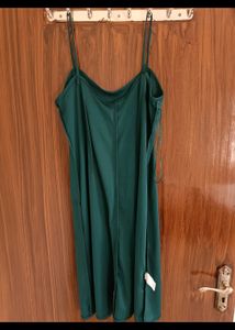 Emerald Animal Print Dress