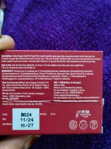 Swiss Beauty Hold Me Matte Liquid Lipstick | 12 Ho
