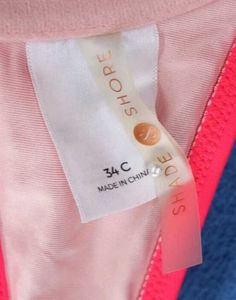 Crochet Bikini Top - Coral