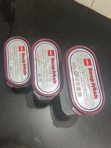 Cello Snapfresh Food Containers (Set of 3)- New