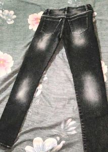 Graphic Print Jeans  For  Boy
