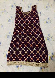 Girls&#39; Festive Purple Sharara Suit