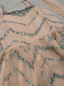 Girls&#39; Peach Sharara Suit