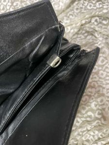 Y2k Leather Baguette Bag