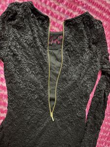 Lace Long Sleeve Dress