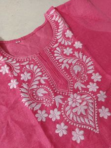 Lucknowi Pure Cotton Kurta