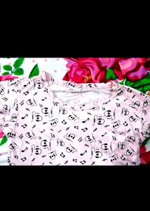 Pink T Shirt For Women ( Daily Use )
