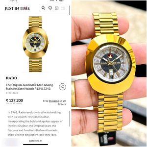 Rado Automatic Watch For Men Premium