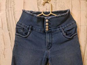 High Waisted Denim Jeans