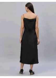 Elegant Black Slip Dress