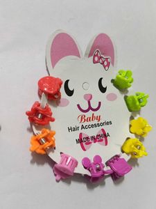 20 Cute Little Hair Clip Combo Of 2