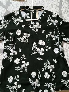 Floral Print Choker Top