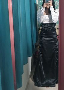 Kiara Advani Black Evening Skirt