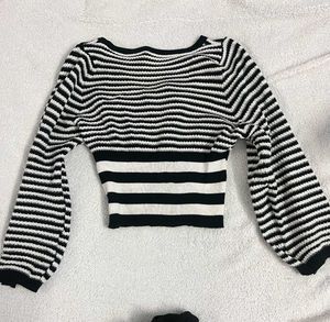 Striped Sweater Top