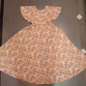 Floral Cape Dress