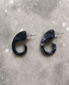 Chunky Y2K Black earrings!🖤⛓️