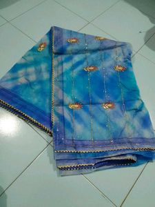 Oraganza" Wedding Heavy Saree With Blouse
