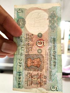 Rare 5 Rupees Note