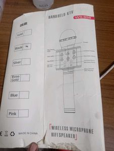 Wireless Microphone HIFI Speaker
