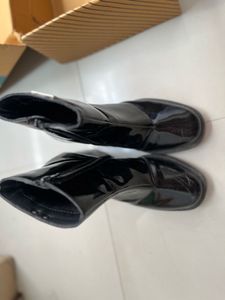 El Paso Black Platform Boots