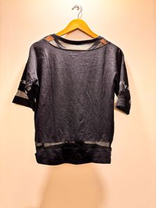 UMM Italian Top Streetwear Korean Style Net Lacing